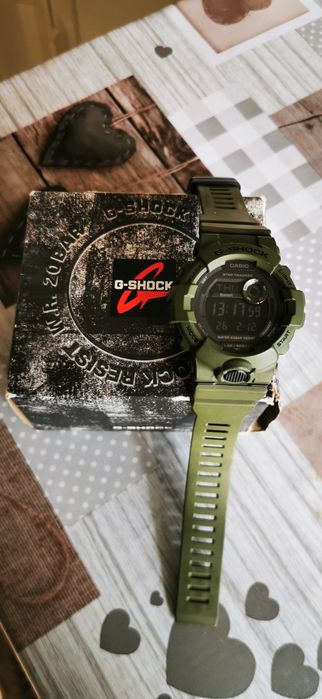 Relógio Gshock gbd 800 Bluetooth,verde camuflado tipo tropa!