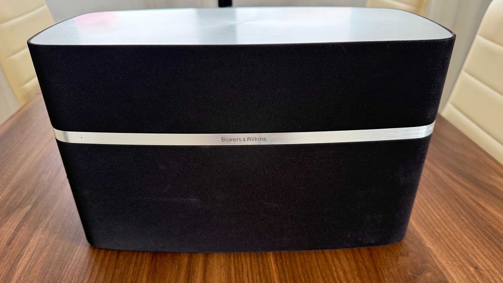 Coluna Bowers & Wilkins A7 AirPlay preta - para reparação / curiosos | B&W A7 AirPlay speaker black - for repair / tinkerers