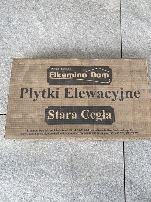 Płytka elewacyjna ELKAMINO DOM Stara Cegła biała