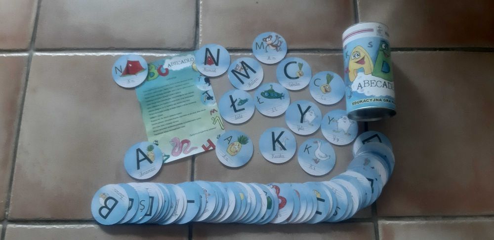 Sprzedam nową grę edukacyjną Abecadło