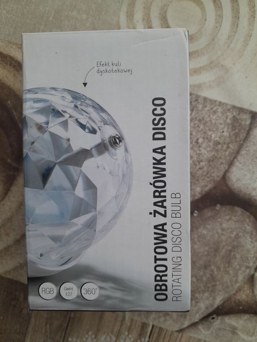 nowa żarówka disco  obrotowa