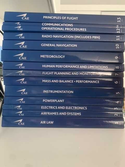 ATPL Theory Books / Livros de teoria ATPL ( CURSO DE PILOTO) Monte • OLX.pt