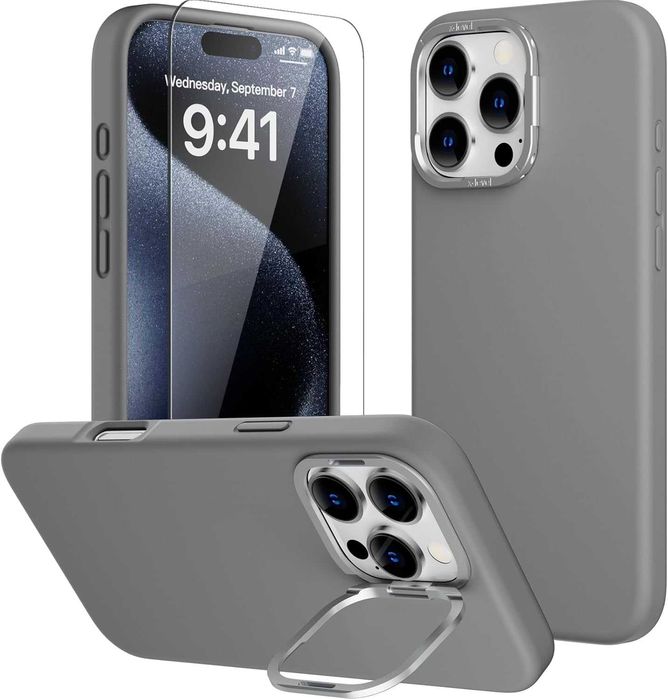 Etui silikonowe X-level do iPhone'a 16 Pro Max z podstawką MagSafe
