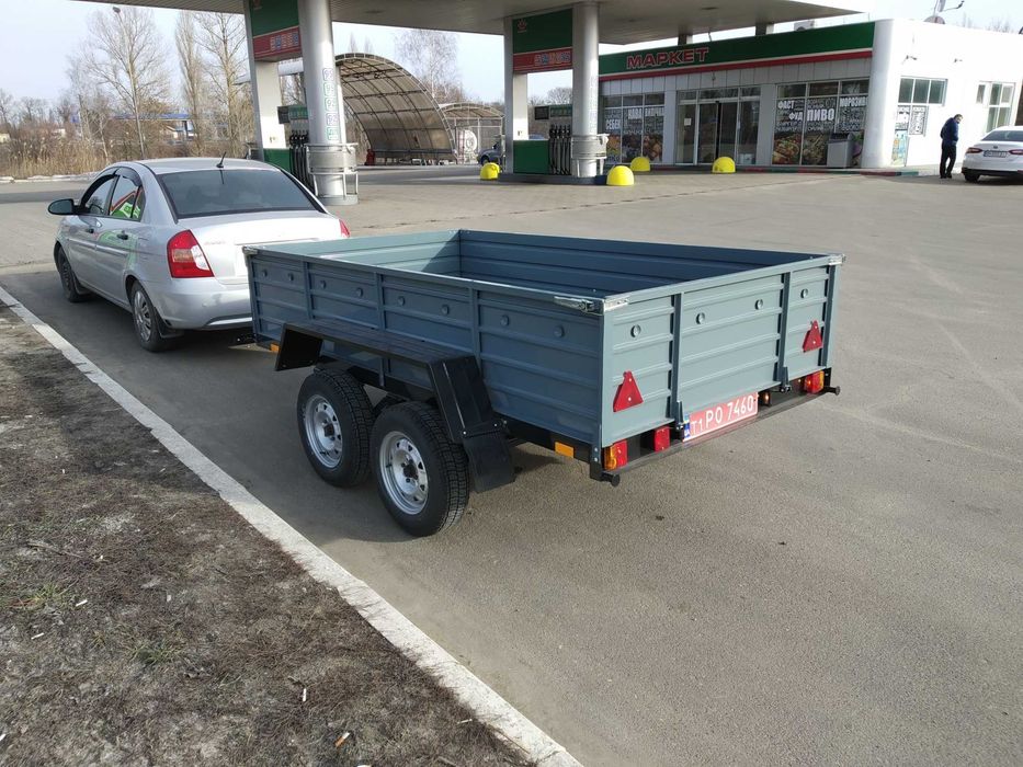 Прицеп Двухосный Атомобильный Усиленный по Заводской цене