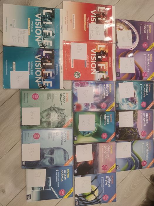 Podręczniki do klasy 1 i 2 liceum/technikum
