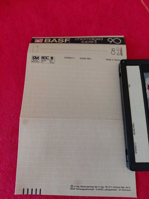 Áudio cassete BASF