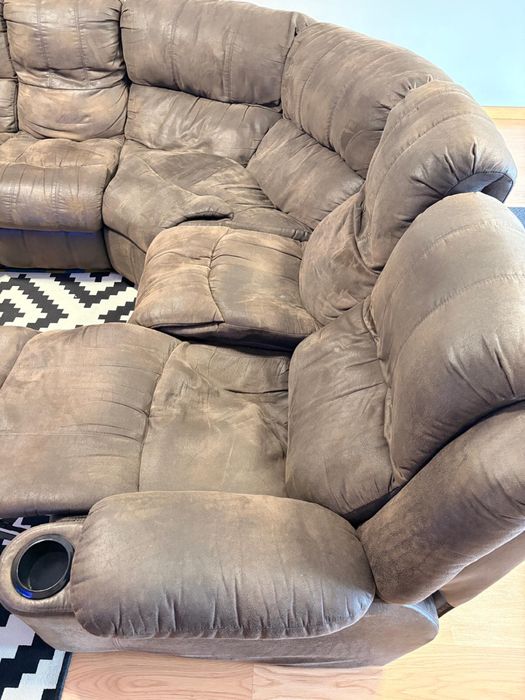 Sofa de canto de 7 lugares