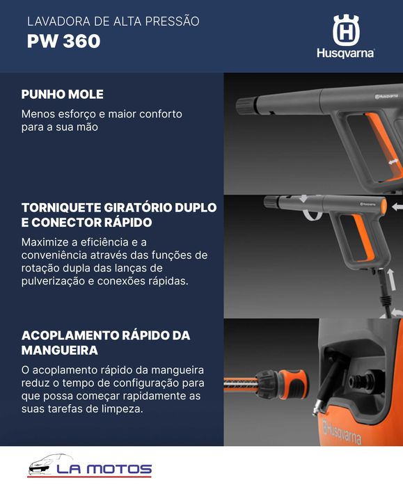 Lavadora Husqvarna PW360