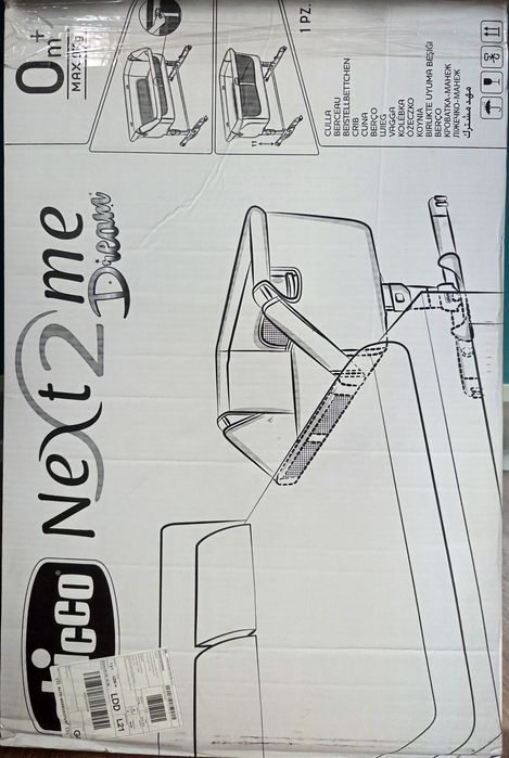 Dostawka Chicco Next2Me Dream + materac rucken