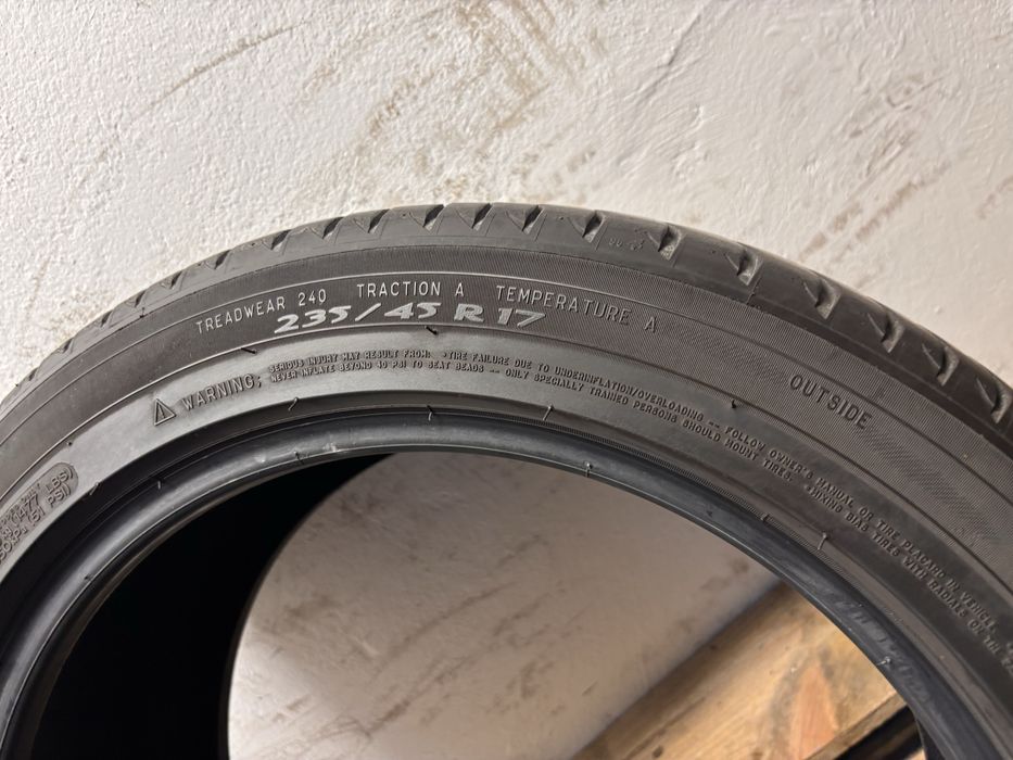 235/45/17 Michelin 5,5 mm 2020r Para Komplet Opony letnie