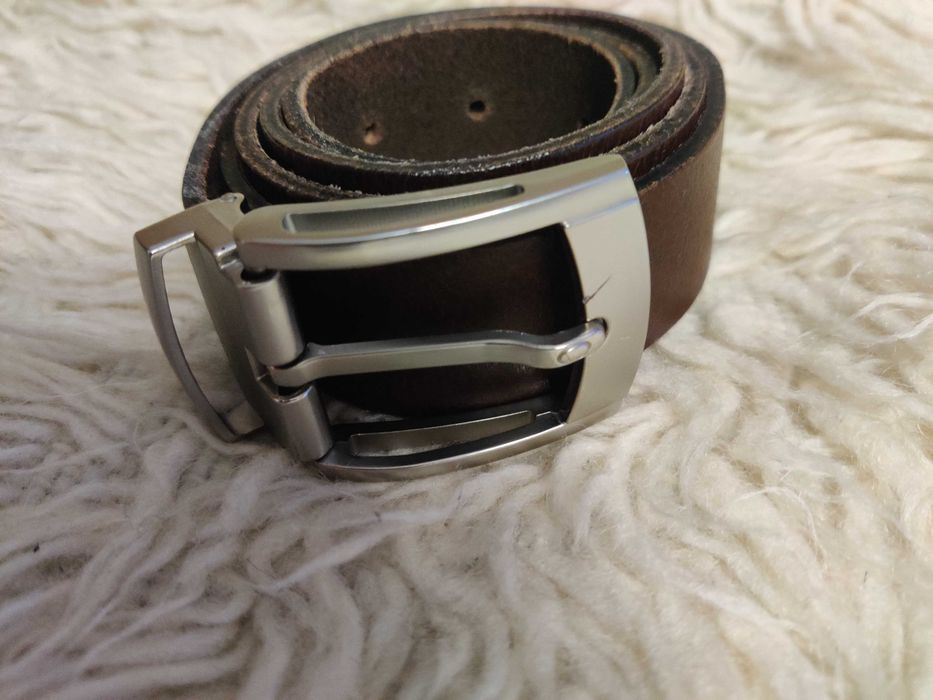 Pasek męski skórzany