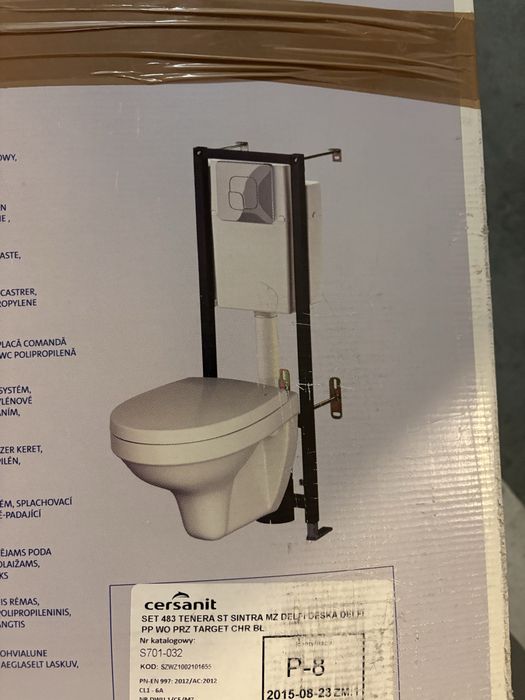 Nowy kompletny zestaw podtynkowy Cersanit