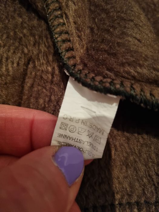 Bluza ocieplana welurowa