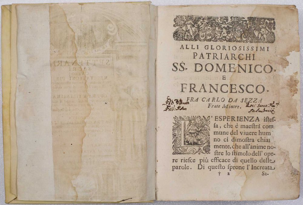 RARA 1.ª edição do Séc. XVII escrita pelo Santo Carlos de Sezze. 1666.