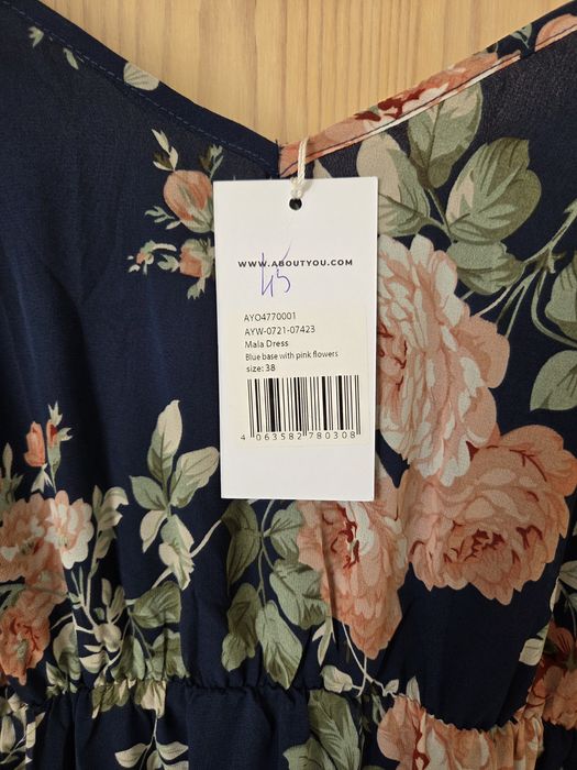 Sukienka maxi jako ciążowa 38