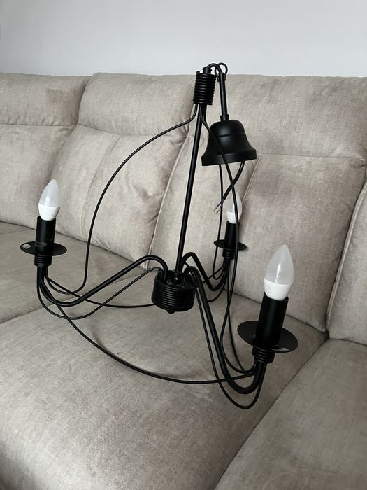 Lampa ikea czarna