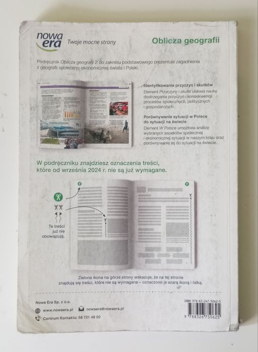 Oblicza Geografii 2, podręcznik, zakres Podstawowy