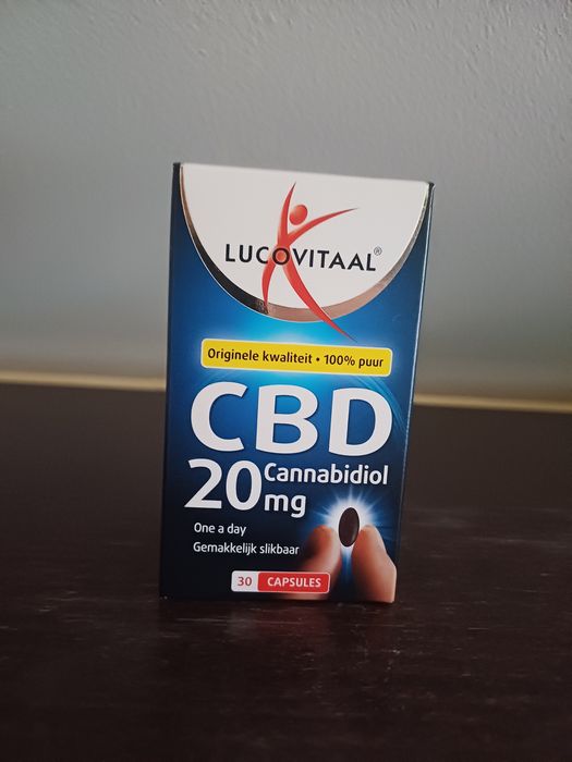Lucovitaal Olej konopny CBD w kapsułkach CBD 20mg 30 Caps