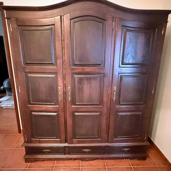 Quarto Completo em Madeira Maciça (Pack Completo)