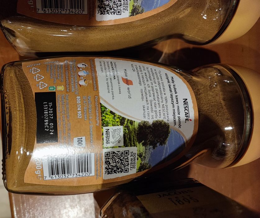 Kawa Jacobs Cronat Gold 200g Kawa Nescafe Crem 2x200g