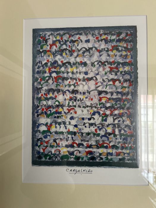 Manuel Cargaleiro Litografia assinada manualmente64729616800769121