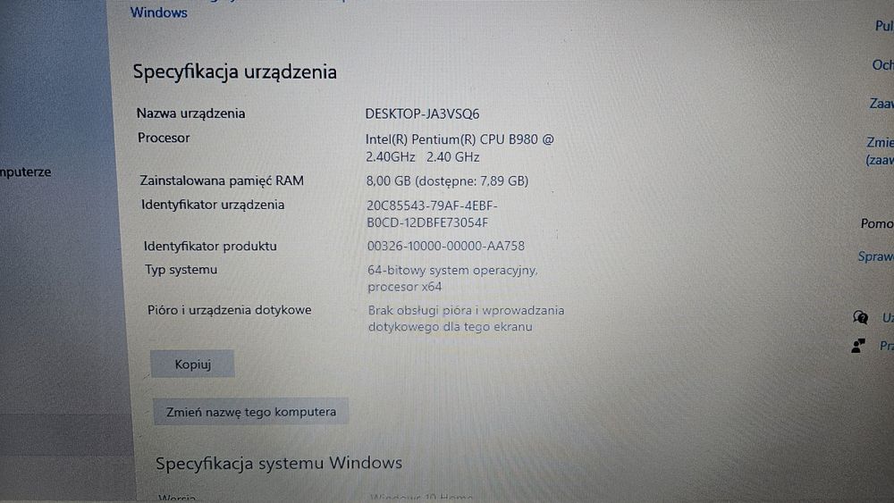 Sprzedam laptop Samsung