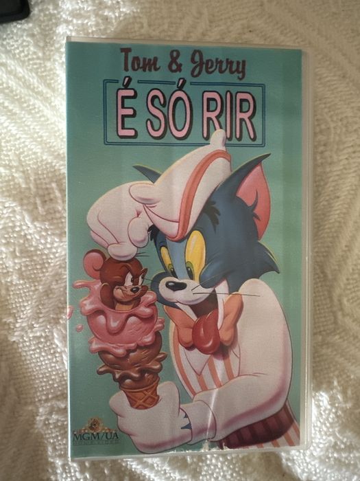 Casseste antiga Tom and Jerry É só Rir