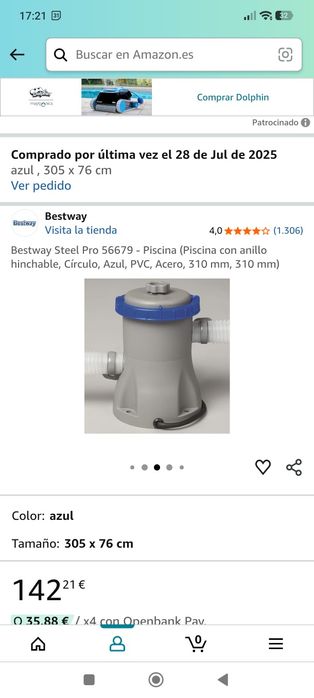Piscina Bestway Steel Pro 305x76