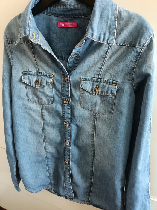 Koszula dżinsowa rozmiar 158cm