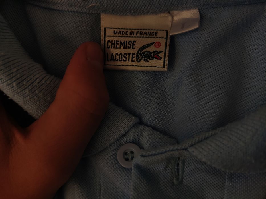 Lacoste Polo(голубая)