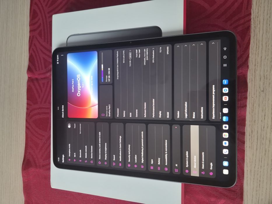OnePlus Pad 2 - Jak nowy, Snapdragon 8 gen 3, 12/256