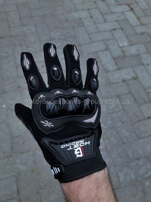 Мотоперчатки летние Host Racing (мото рукавиці літні з захистом)