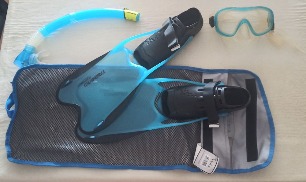 Conjunto de Snorkeling, Novo, tamanho 36/37