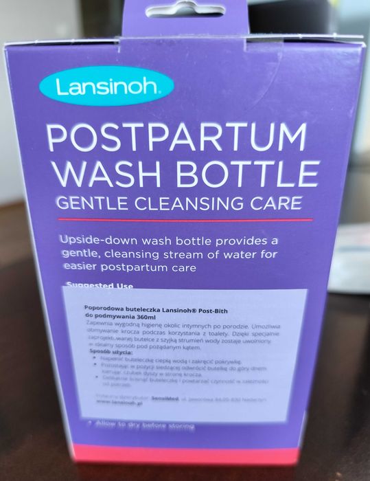 Butelka do podmywania Lansinoh plus dodatki
