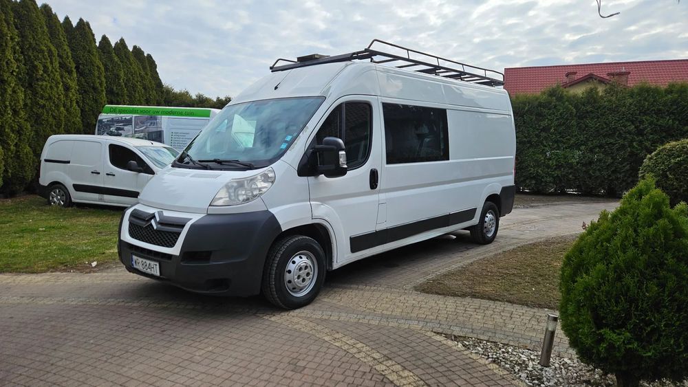 Citroën JUMPER 3.0 HDI BRYGADÓWKA  DOKA L3 H2 KLIMA PAKA MAXI ROZSTAW DUCATO BOXER  6-Osób Hak Bagaźnik Dachowy
