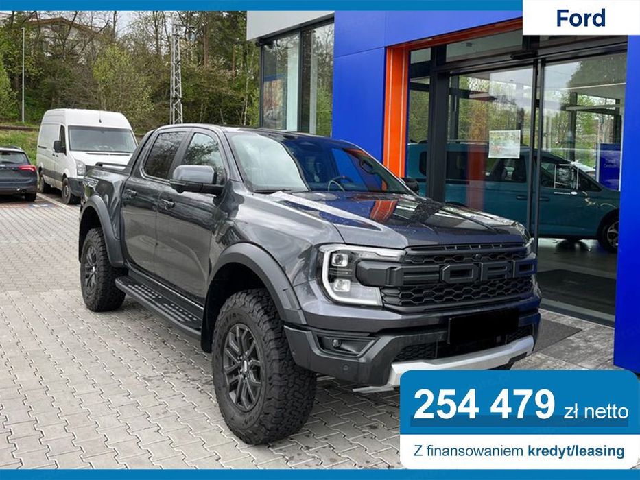 Ford Ranger Raptor 4x4 A10 3.0 292KM Matrix LED !! Hak !! Roleta !! Kamery 360 !!