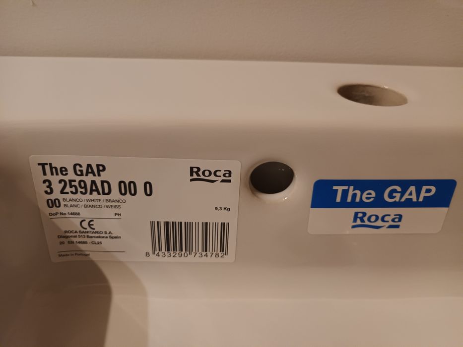 Lavatório branco Roca