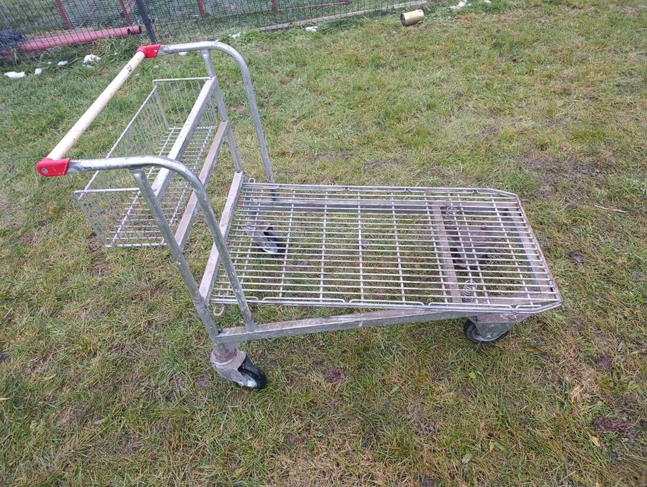Wózek platformowy roboczy sklepowy