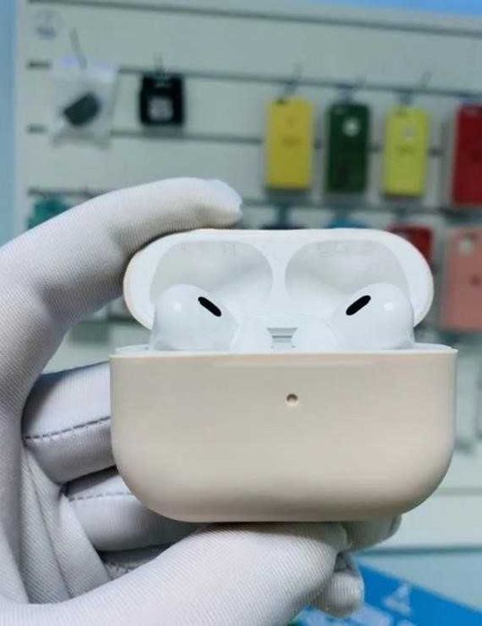 Навушники аірподс pro V2 Lux 1:1 (робочі шумозаглушення та прозорість)