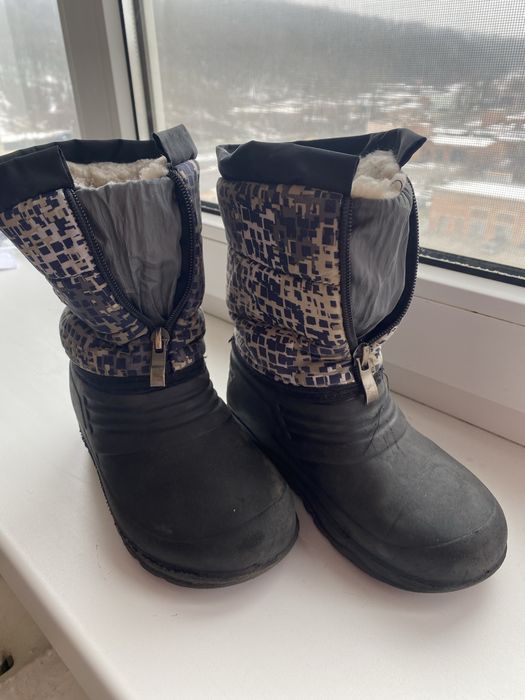 Непромокающие сапоги с утеплением