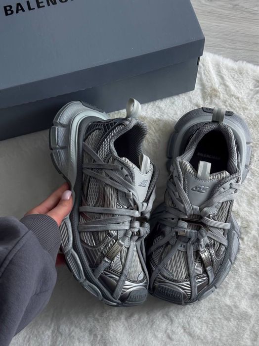НОВИНКА‼️Жіночі кросівки Balenciaga 3XL Extreme Laces Grey Logo