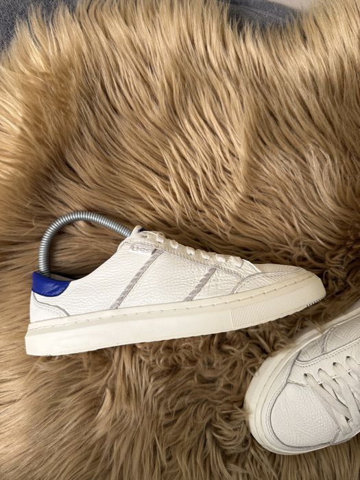 Damskie skórzane trampki