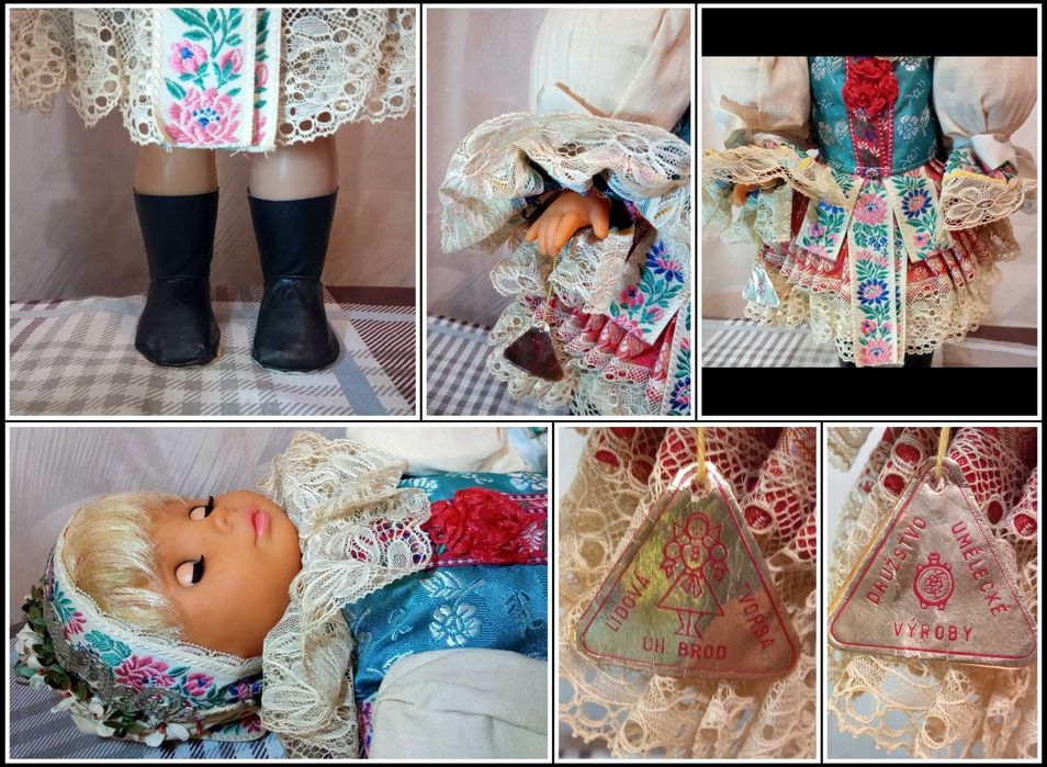 Колекційні ляльки Lidovа tvorba(Чехослов.) та сувенірна Eros Італія