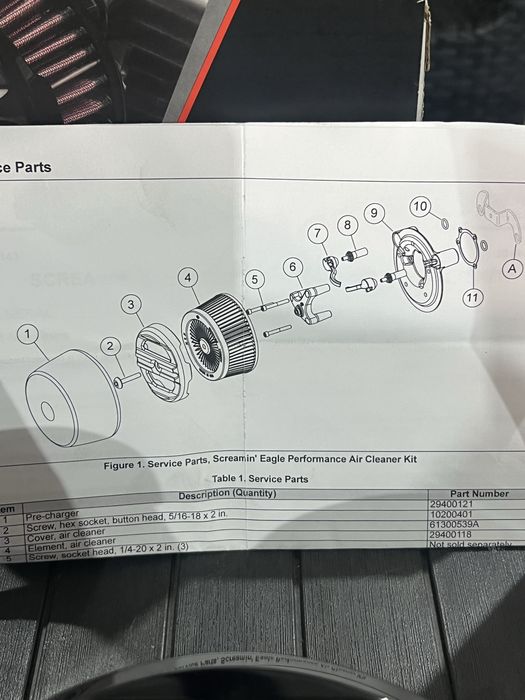Filtro sportivo da harley Davidson sposter 1200 - mais tampa do motos