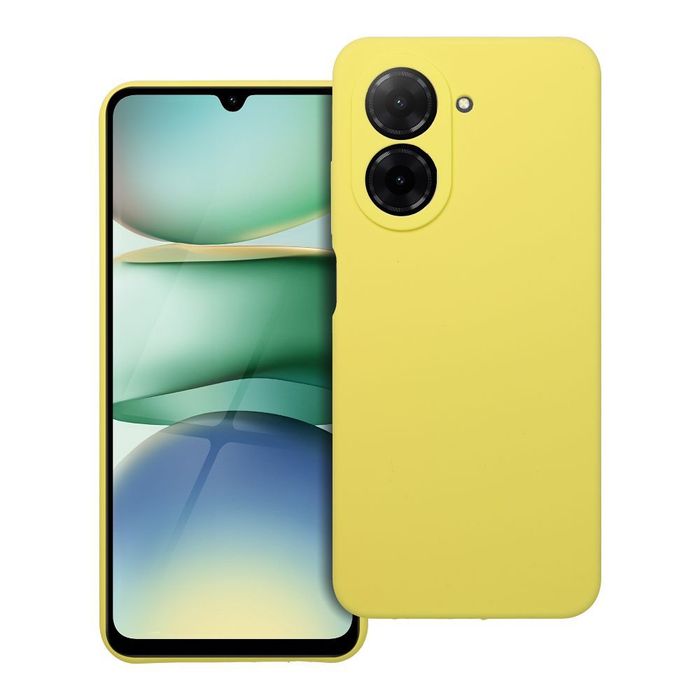 Futerał do Xiaomi Redmi A5 ( 171,7 x 77,8 x 8,26 ) Silicone 2mm żółty