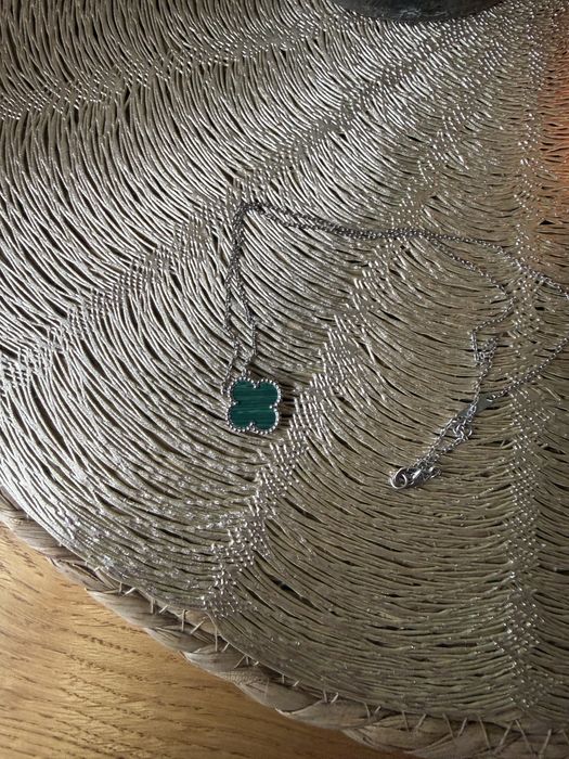Подвеска van cleef изумруд