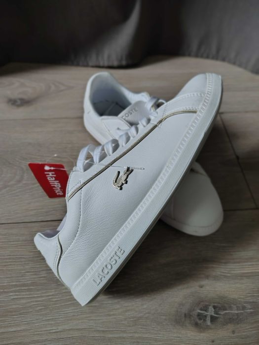 Nowe buty damskie Lacoste 40 białe
