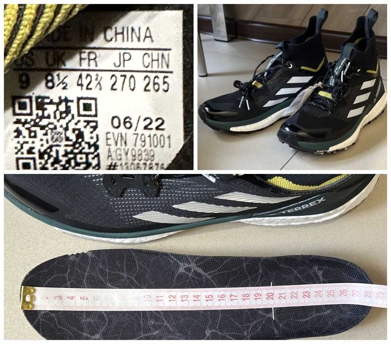 Кроссовки Adidas Terrex and wander Free Hiker2.0 р. EUR-42,5/41-27 см.