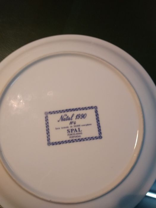 Prato de natal da Spal impecável!