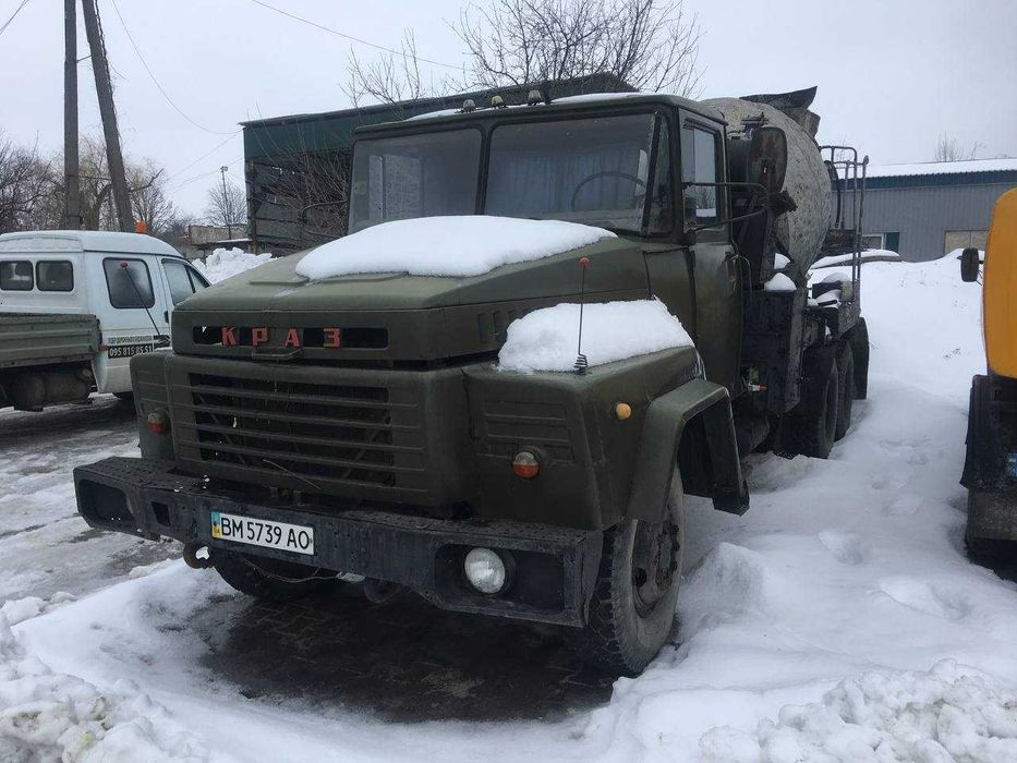 Продається автобетонозмішувач КрАЗ 260В (1990), двигун 14.9 л
